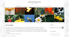 Desktop Screenshot of ginsterland.de