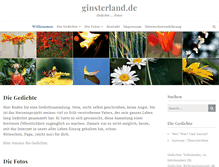 Tablet Screenshot of ginsterland.de